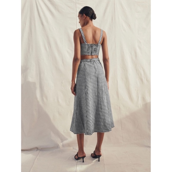 Reformation Cole Two Piece April Check - Picture 3 of 6